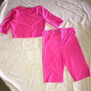 Biker short set